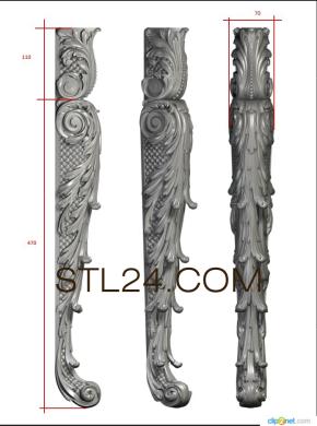 Legs (NJ_0827) 3D models for cnc